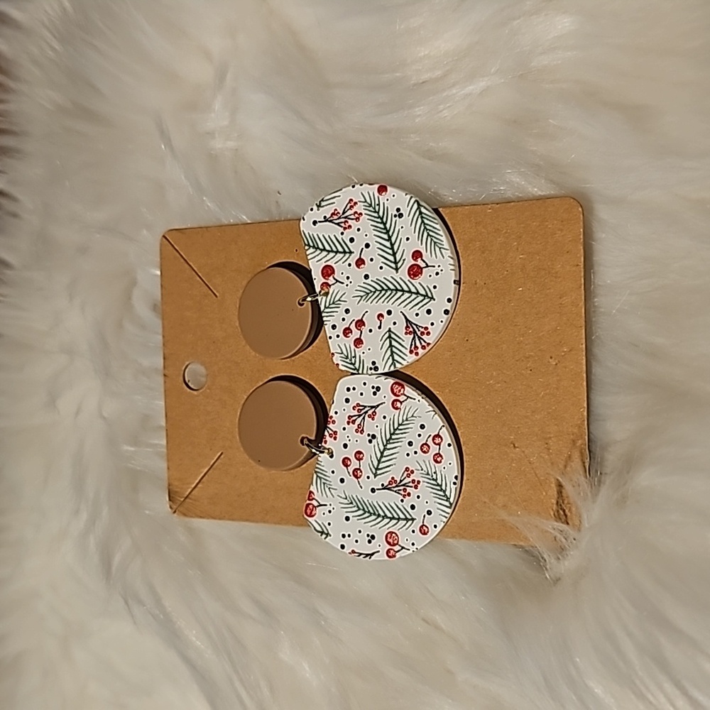 Polymer Christmas Earrings